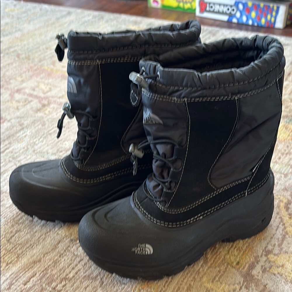 The North Face Black Rain and Snow Boots Waterproof Insulated